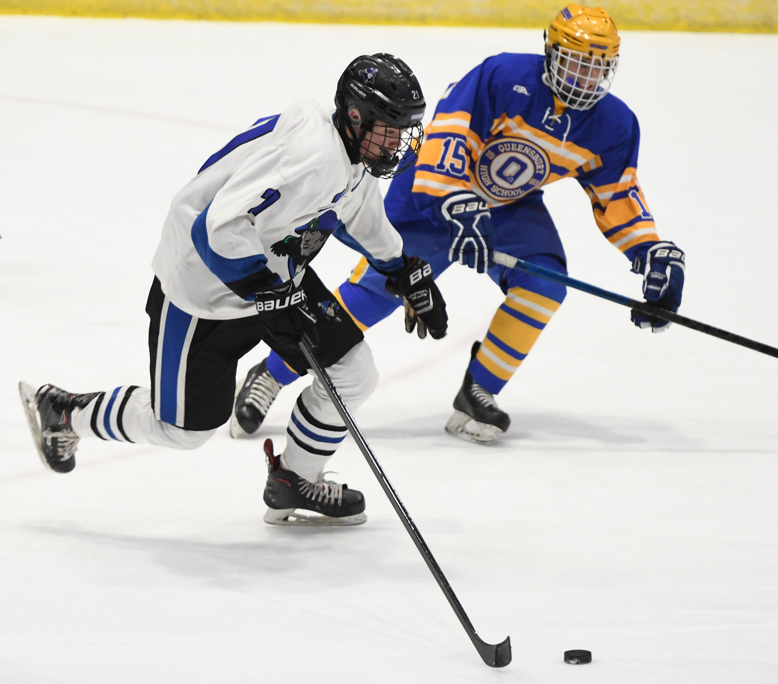 Local hockey battle